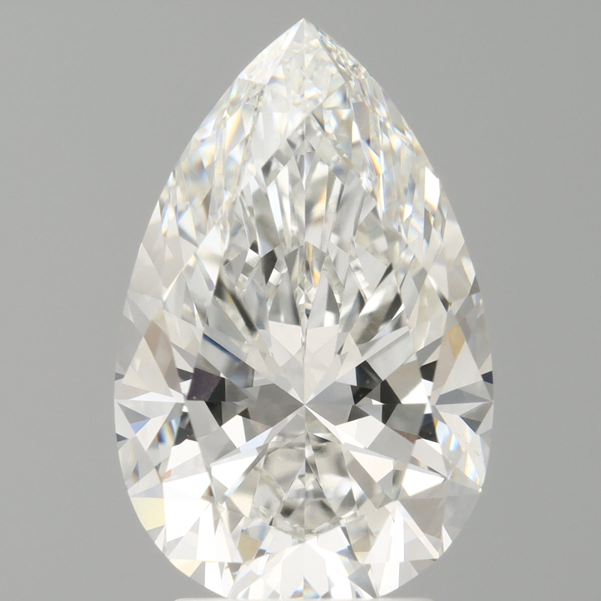 3.50 Carat Pear Shaped, Ideal Cut, F Color, VVS2 Clarity, IGI Certified Lab Grown Diamond