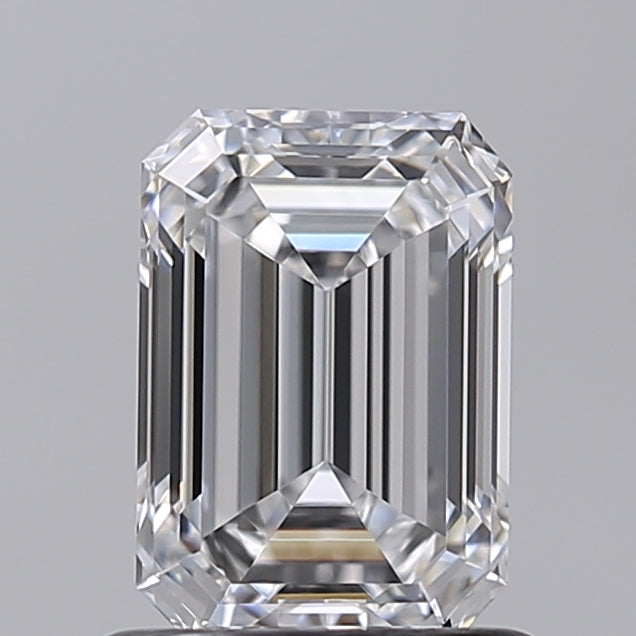 1.01 Carat Emerald Shaped, Excellent Cut, D Color, VVS1 Clarity, IGI Certified Lab Grown Diamond