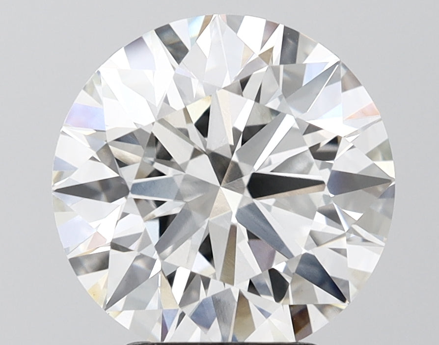 4.07 Carat Round Shaped, Ideal Cut, F Color, VVS2 Clarity, IGI Certified Lab Grown Diamond