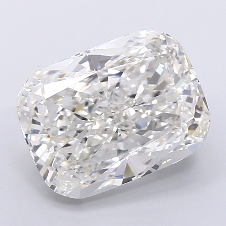 6.58 Carat Cushion Shaped, Very Good Cut, F Color, VVS2 Clarity, IGI Certified Lab Grown Diamond