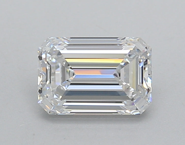 1.03 Carat Emerald Shaped, Very Good Cut, D Color, VVS2 Clarity, IGI Certified Lab Grown Diamond