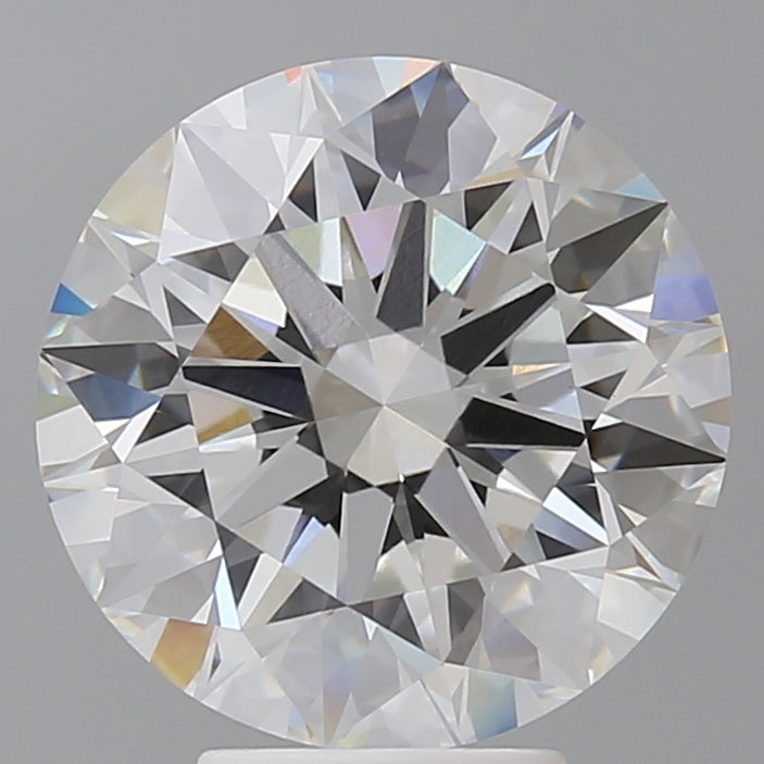 5.55 Carat Round Shaped, Ideal Cut, E Color, VVS2 Clarity, IGI Certified Lab Grown Diamond