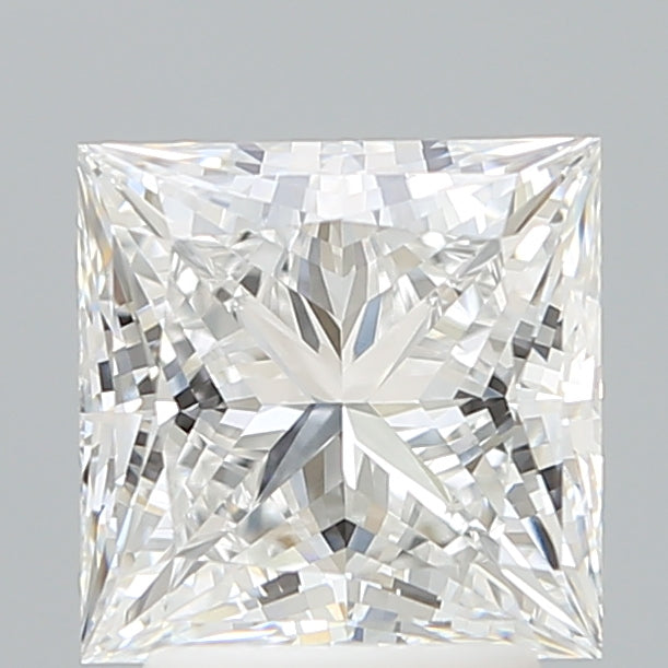 2.79 Carat Princess Shaped, Ideal Cut, E Color, VVS1 Clarity, IGI Certified Lab Grown Diamond
