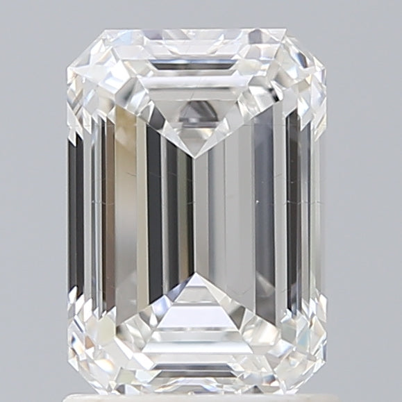 1.61 Carat Emerald Shaped, Ideal Cut, E Color, SI1 Clarity, IGI Certified Lab Grown Diamond