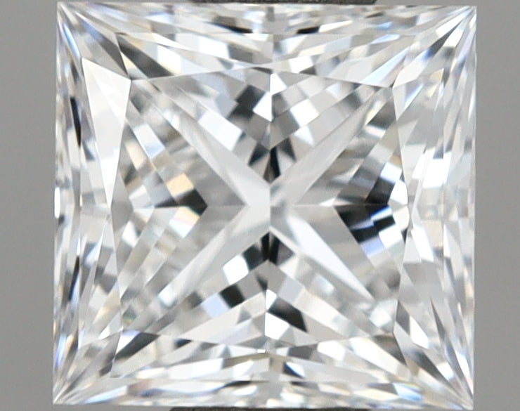1.02 Carat Princess Shaped, Ideal Cut, D Color, VVS1 Clarity, IGI Certified Lab Grown Diamond