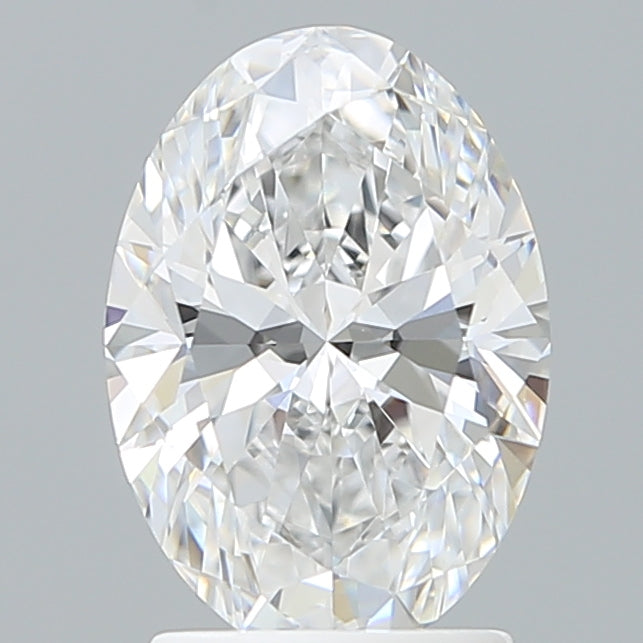 2.21 Carat Oval Shaped, Ideal Cut, D Color, VVS2 Clarity, IGI Certified Lab Grown Diamond