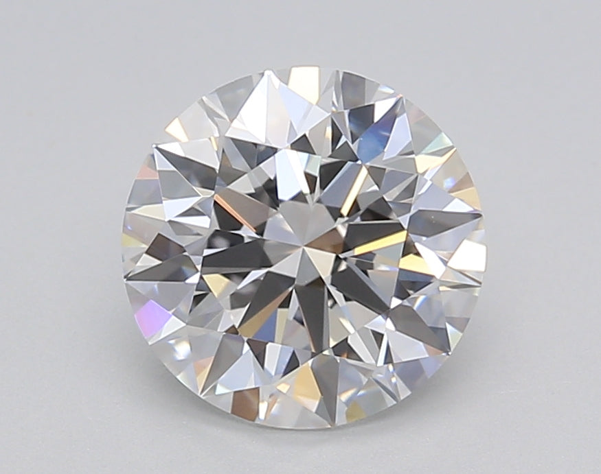 2.02 Carat Round Shaped, Excellent Cut, D Color, VVS2 Clarity, GIA Certified Lab Grown Diamond