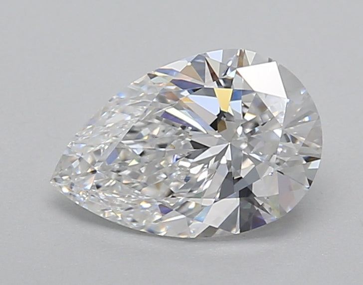 1.03 Carat Pear Shaped, Excellent Cut, D Color, VVS2 Clarity, IGI Certified Lab Grown Diamond