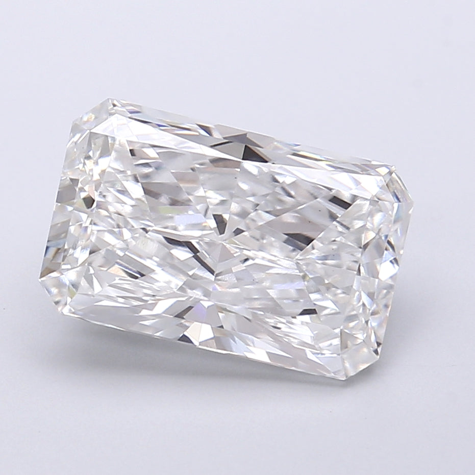 4.03 Carat Radiant Shaped, Very Good Cut, E Color, VS1 Clarity, IGI Certified Lab Grown Diamond