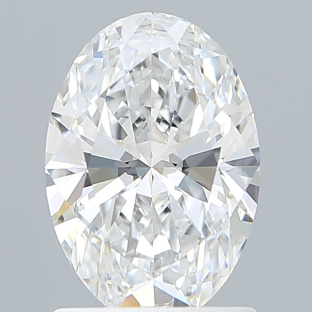 1.37 Carat Oval Shaped, Ideal Cut, D Color, VVS2 Clarity, IGI Certified Lab Grown Diamond