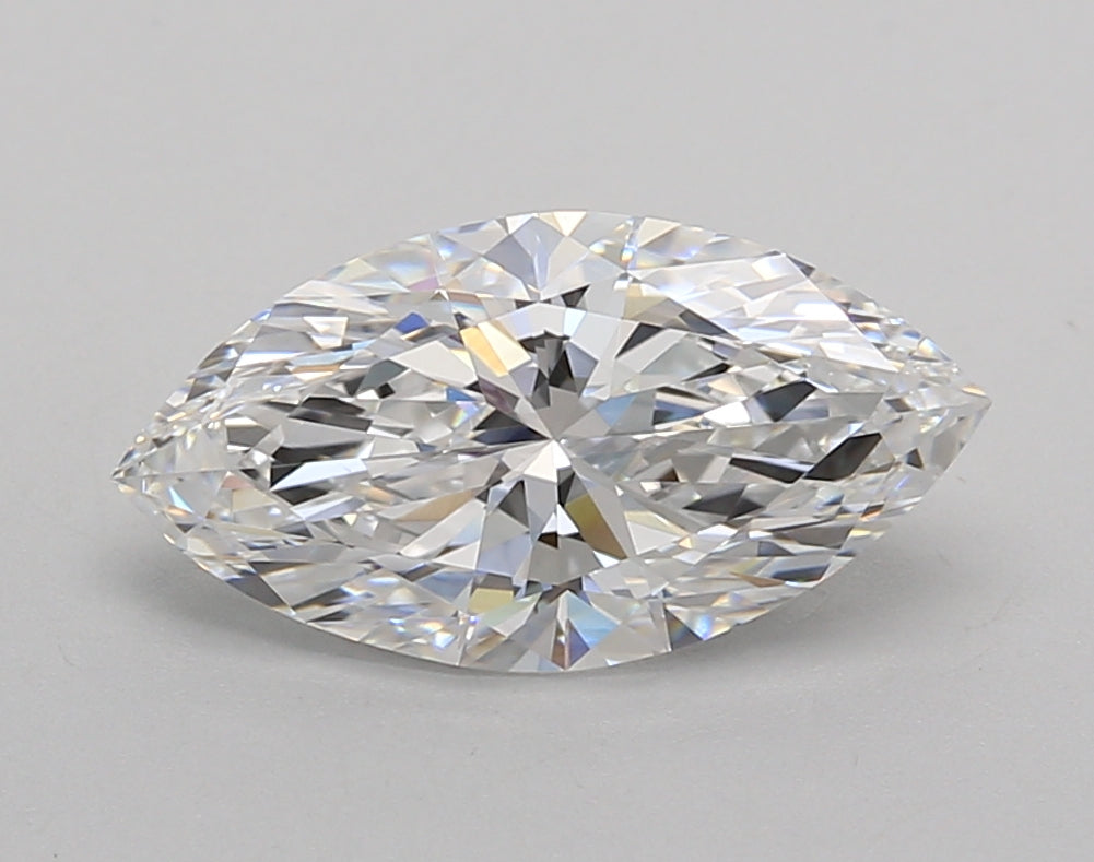 2.02 Carat Marquise Shaped, Excellent Cut, E Color, VVS2 Clarity, IGI Certified Lab Grown Diamond