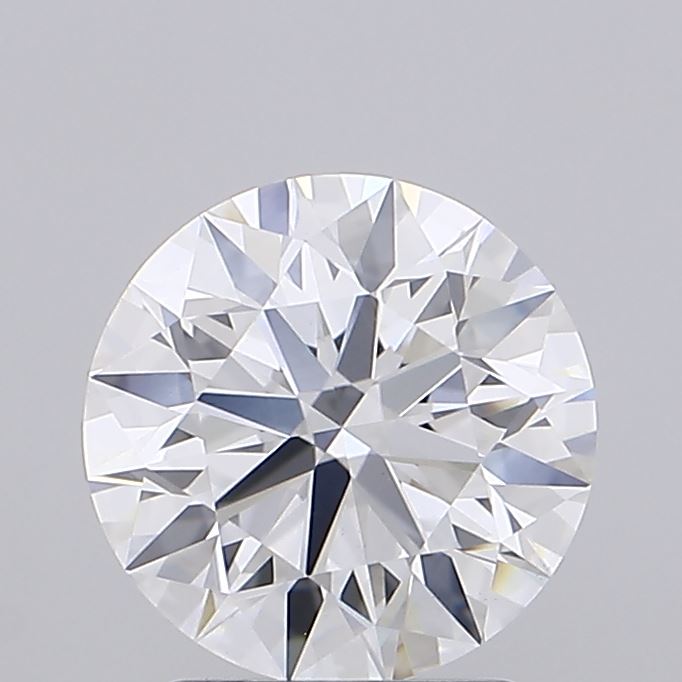 2.08 Carat Round Shaped, Ideal Cut, D Color, VVS2 Clarity, IGI Certified Lab Grown Diamond