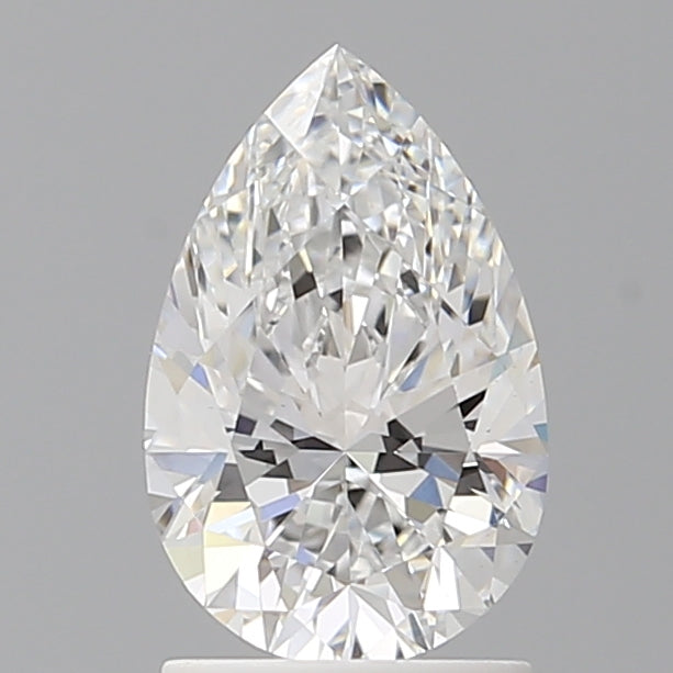 1.55 Carat Pear Shaped, Ideal Cut, E Color, VVS2 Clarity, IGI Certified Lab Grown Diamond