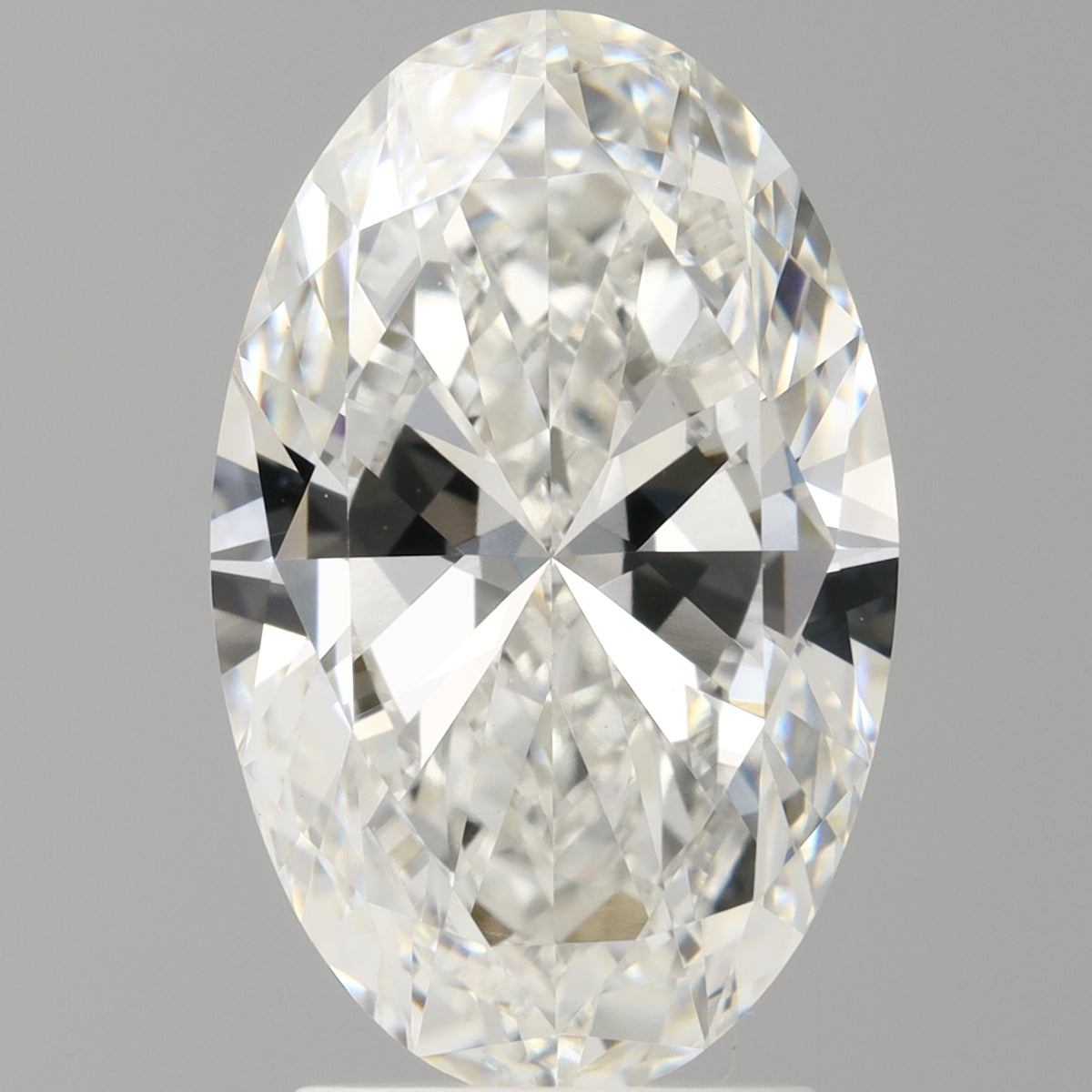 3.00 Carat Oval Shaped, Ideal Cut, F Color, VVS2 Clarity, IGI Certified Lab Grown Diamond
