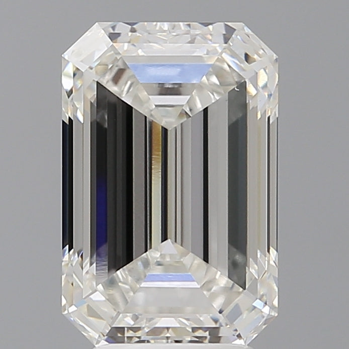 4.40 Carat Emerald Shaped, Excellent Cut, F Color, VS1 Clarity, IGI Certified Lab Grown Diamond