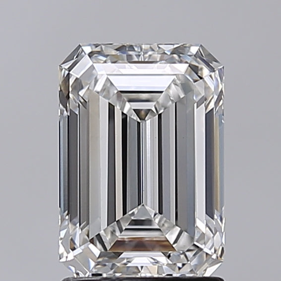 1.86 Carat Emerald Shaped, Very Good Cut, F Color, VVS2 Clarity, IGI Certified Lab Grown Diamond