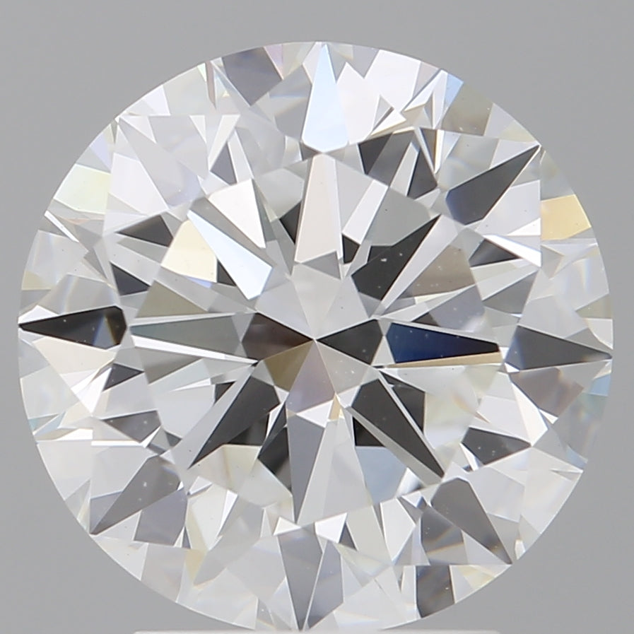 3.48 Carat Round Shaped, Excellent Cut, E Color, VVS2 Clarity, IGI Certified Lab Grown Diamond