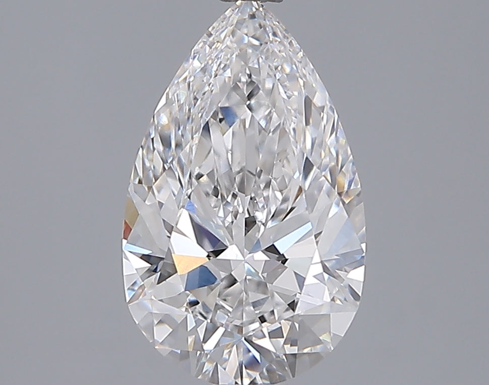 2.04 Carat Pear Shaped, Ideal Cut, D Color, VVS2 Clarity, IGI Certified Lab Grown Diamond