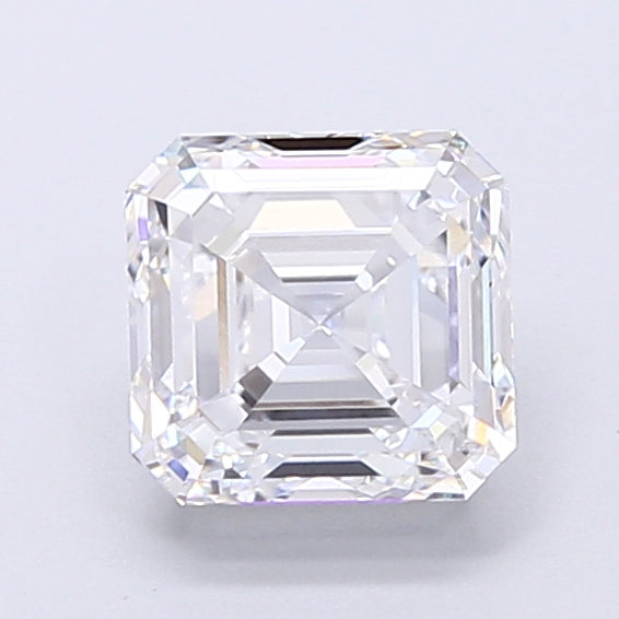 1.81 Carat Asscher Shaped, Very Good Cut, D Color, VVS2 Clarity, IGI Certified Lab Grown Diamond