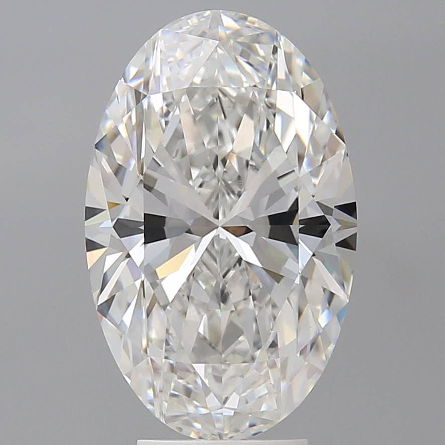 5.53 Carat Oval Shaped, Ideal Cut, E Color, VVS2 Clarity, IGI Certified Lab Grown Diamond