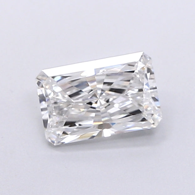 0.93 Carat Radiant Shaped, Very Good Cut, D Color, VVS2 Clarity, IGI Certified Lab Grown Diamond