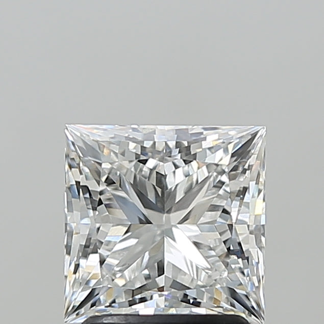 2.03 Carat Princess Shaped, Ideal Cut, E Color, VVS2 Clarity, IGI Certified Lab Grown Diamond