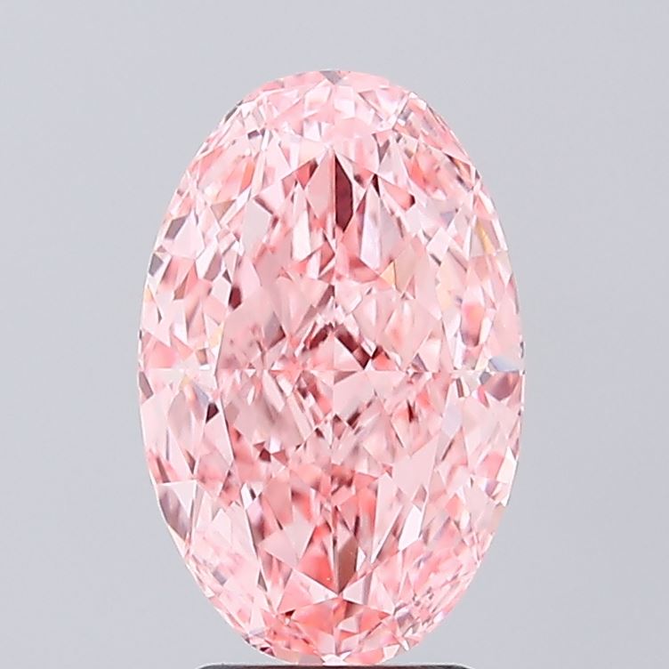 3.78 Carat Oval Shaped, Ideal Cut, VVS2 Clarity, IGI Certified Lab Grown Diamond