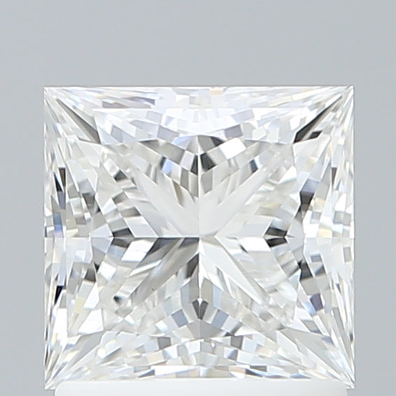 1.53 Carat Princess Shaped, Ideal Cut, E Color, VVS2 Clarity, IGI Certified Lab Grown Diamond