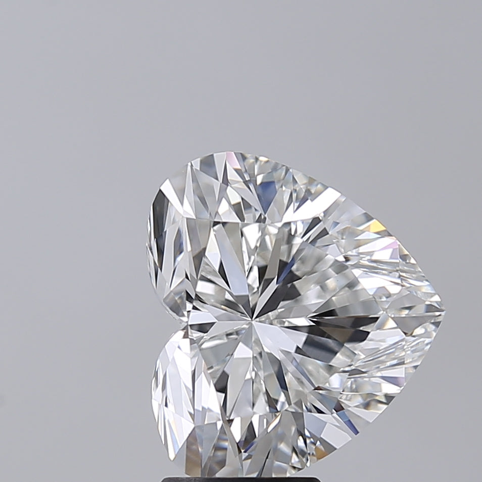 5.00 Carat Heart Shaped, Excellent Cut, E Color, VVS2 Clarity, IGI Certified Lab Grown Diamond