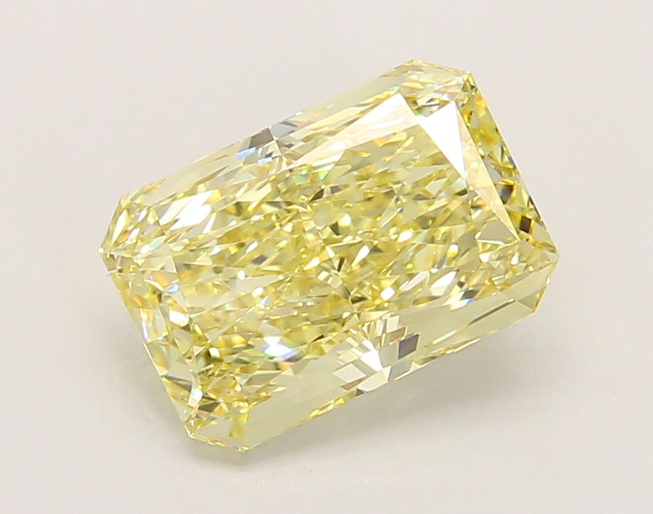 3.05 Carat Radiant Shaped, Ideal Cut, VVS2 Clarity, IGI Certified Lab Grown Diamond