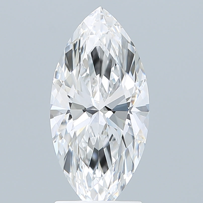 2.09 Carat Marquise Shaped, Ideal Cut, D Color, VVS2 Clarity, IGI Certified Lab Grown Diamond