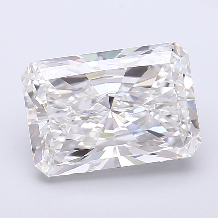 4.24 Carat Radiant Shaped, Very Good Cut, E Color, VVS2 Clarity, IGI Certified Lab Grown Diamond