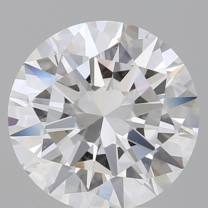 2.00 Carat Round Shaped, Excellent Cut, E Color, VVS2 Clarity, IGI Certified Lab Grown Diamond