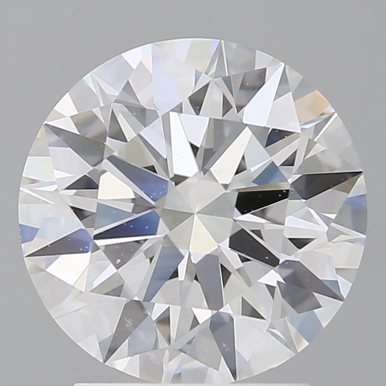 2.54 Carat Round Shaped, Ideal Cut, E Color, VVS2 Clarity, IGI Certified Lab Grown Diamond