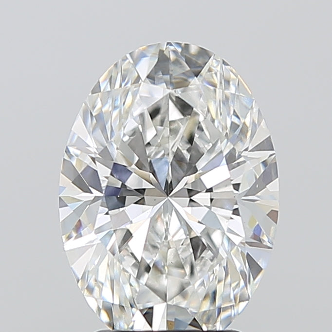 3.00 Carat Oval Shaped, Excellent Cut, E Color, VS1 Clarity, IGI Certified Lab Grown Diamond
