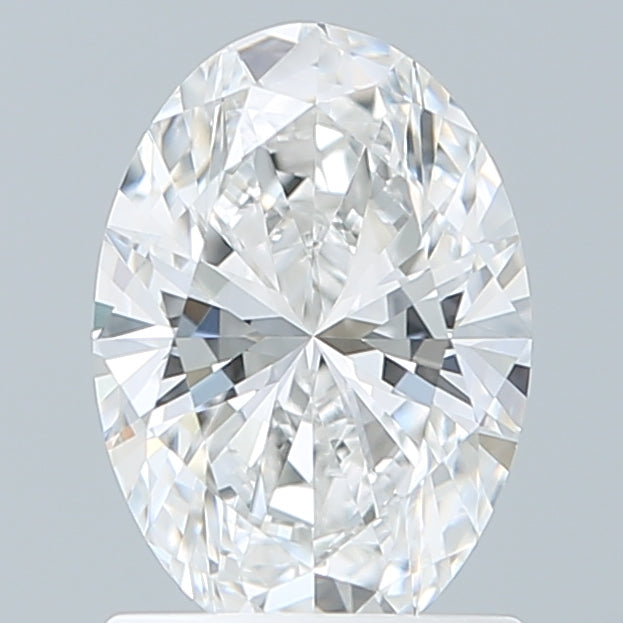 1.29 Carat Oval Shaped, Ideal Cut, D Color, VVS1 Clarity, IGI Certified Lab Grown Diamond