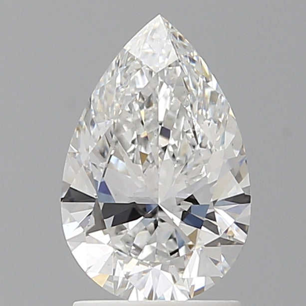 1.60 Carat Pear Shaped, Ideal Cut, E Color, VS1 Clarity, IGI Certified Lab Grown Diamond