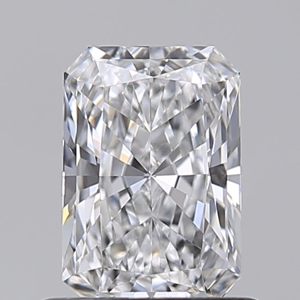 0.71 Carat Radiant Shaped, Excellent Cut, D Color, VVS1 Clarity, IGI Certified Lab Grown Diamond