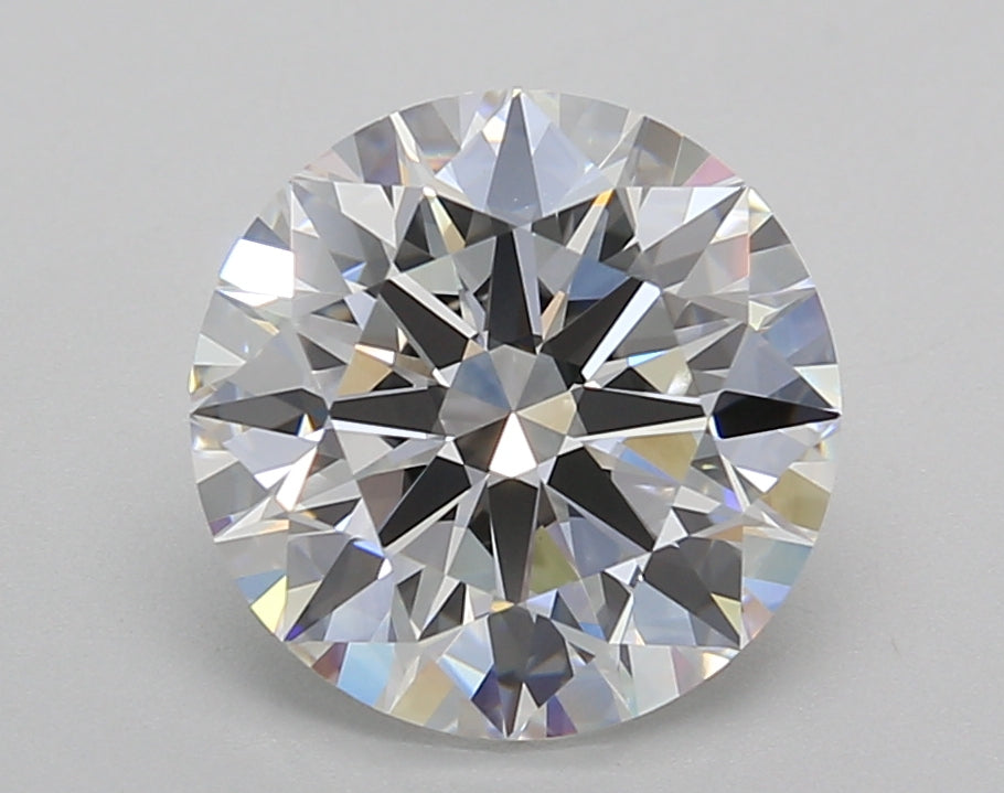 3.02 Carat Round Shaped, Ideal Cut, E Color, VVS2 Clarity, IGI Certified Lab Grown Diamond