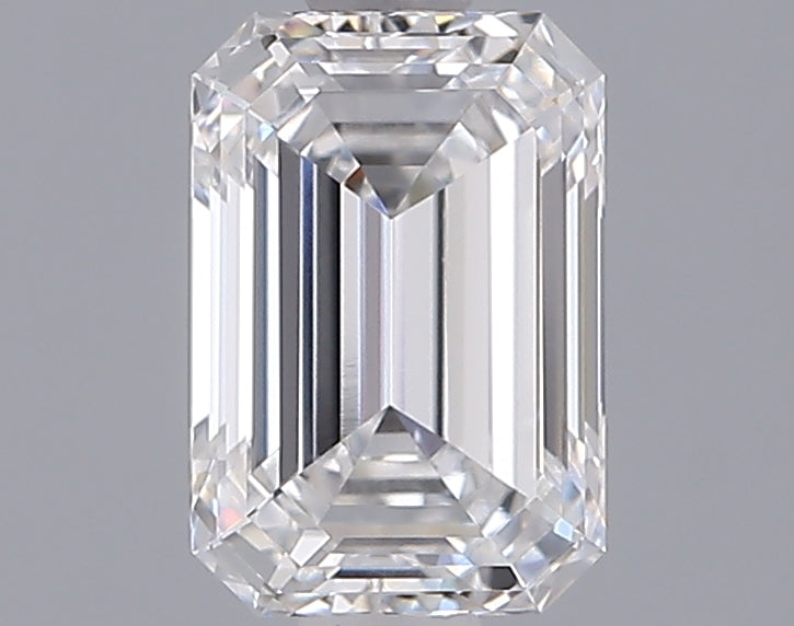 1.52 Carat Emerald Shaped, Ideal Cut, D Color, VVS1 Clarity, IGI Certified Lab Grown Diamond