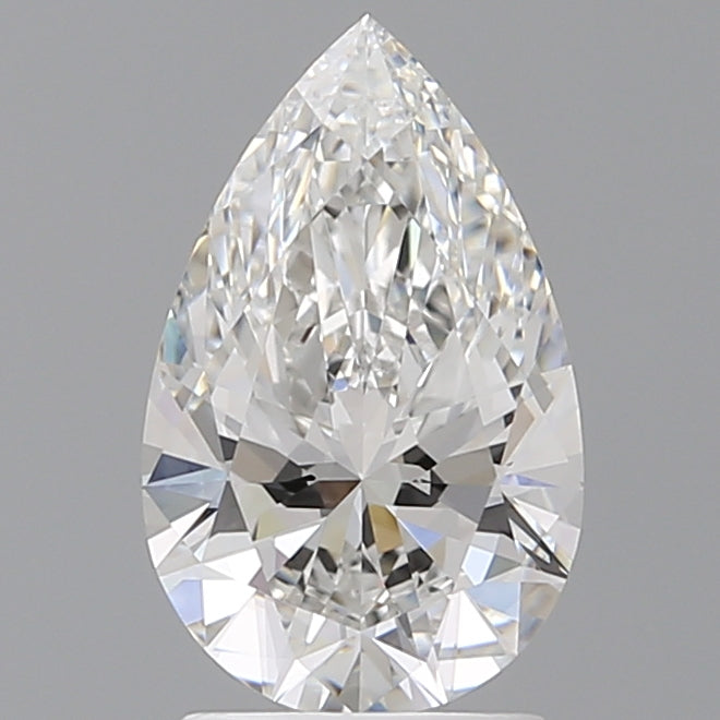2.10 Carat Pear Shaped, Ideal Cut, E Color, VVS2 Clarity, IGI Certified Lab Grown Diamond