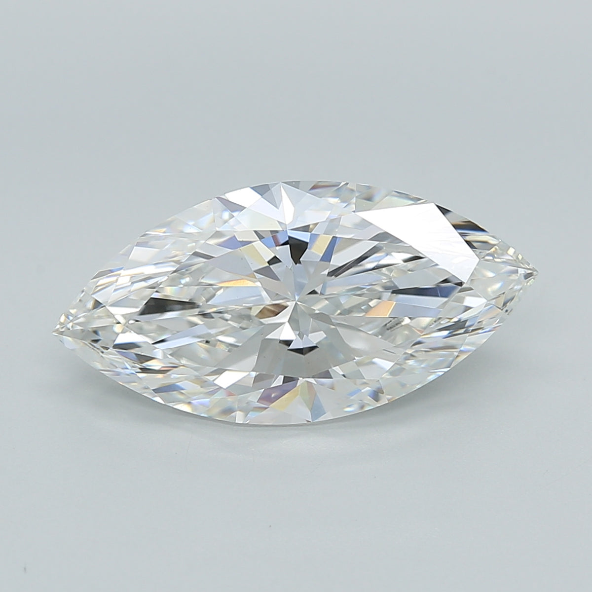 3.54 Carat Marquise Shaped, Ideal Cut, F Color, VVS2 Clarity, IGI Certified Lab Grown Diamond