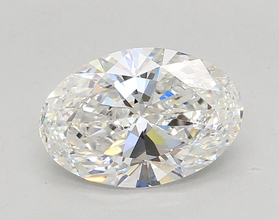 2.45 Carat Oval Shaped, Ideal Cut, E Color, VVS2 Clarity, IGI Certified Lab Grown Diamond