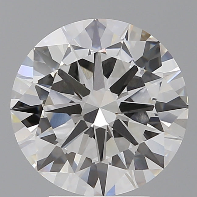 4.09 Carat Round Shaped, Excellent Cut, E Color, VVS2 Clarity, IGI Certified Lab Grown Diamond