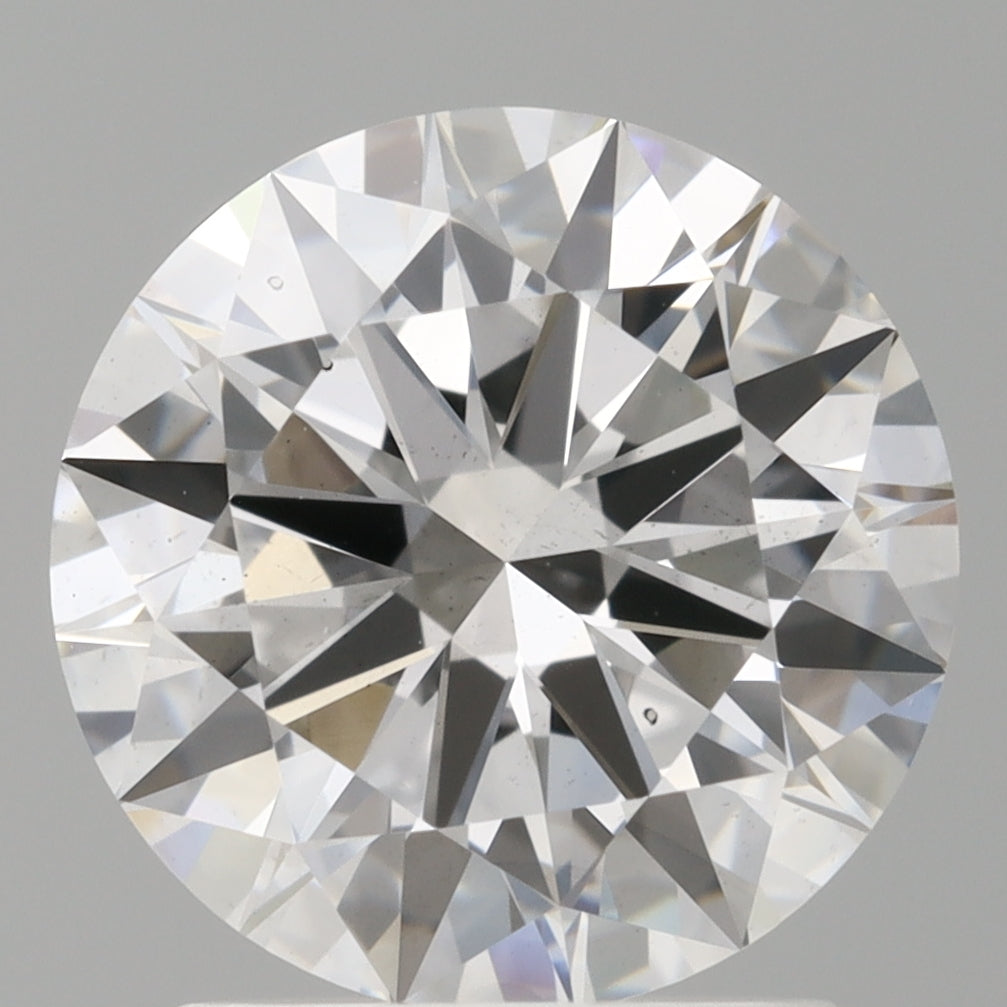 2.00 Carat Round Shaped, Excellent Cut, E Color, VS2 Clarity, IGI Certified Lab Grown Diamond