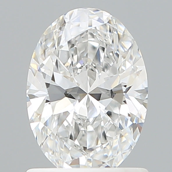 1.07 Carat Oval Shaped, Ideal Cut, D Color, VVS2 Clarity, IGI Certified Lab Grown Diamond