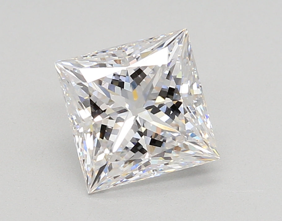 2.07 Carat Princess Shaped, Ideal Cut, E Color, VVS2 Clarity, IGI Certified Lab Grown Diamond