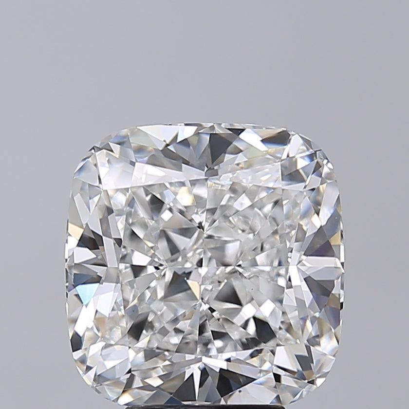 6.02 Carat Cushion Shaped, Excellent Cut, E Color, VVS2 Clarity, IGI Certified Lab Grown Diamond