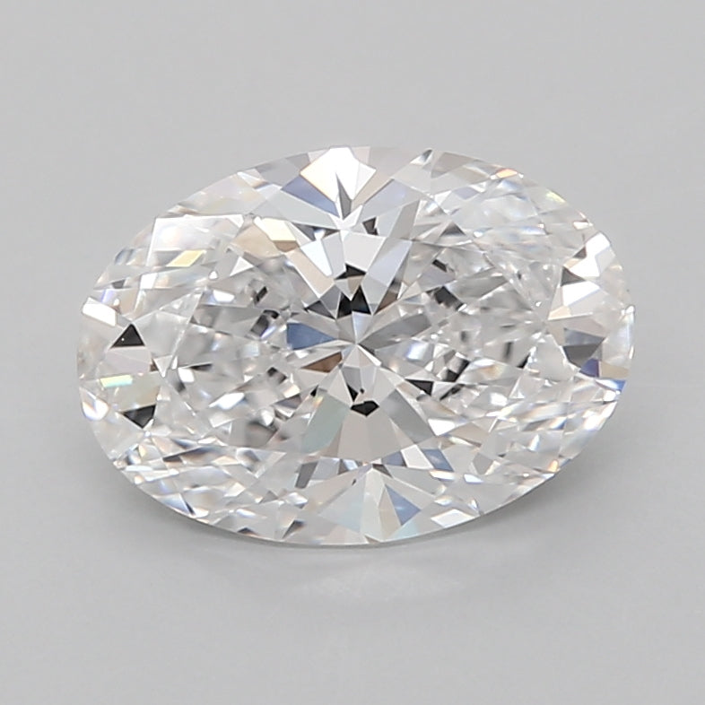 2.59 Carat Oval Shaped, Ideal Cut, D Color, VVS2 Clarity, IGI Certified Lab Grown Diamond