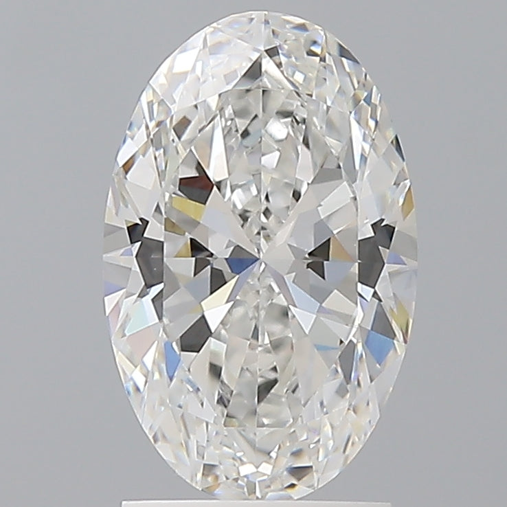 2.09 Carat Oval Shaped, Ideal Cut, E Color, VVS2 Clarity, IGI Certified Lab Grown Diamond